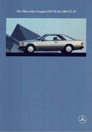 Brochure mercedes c124 coupé - c124,
