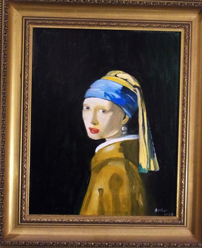 Jeune fille perle - la,