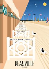 Affiche Normandie Deauville