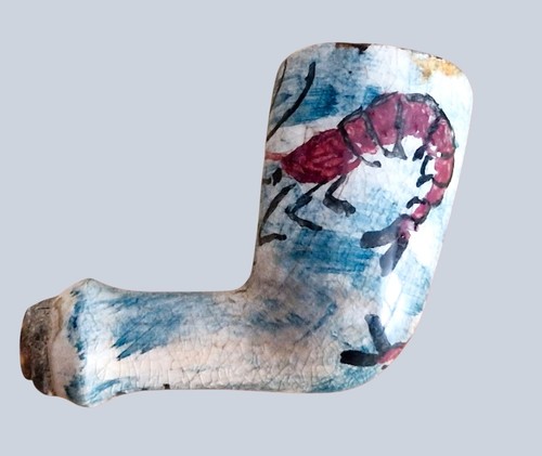 Ancien fourneau pipe - , faïence