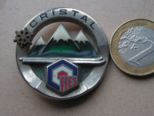 Insigne ancien ski - ski, ffes