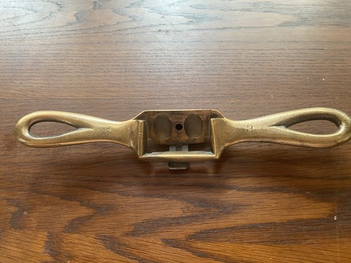 Old brass rabbet - old,