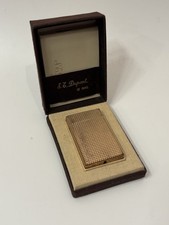 Briquet Dupont Plaque Or