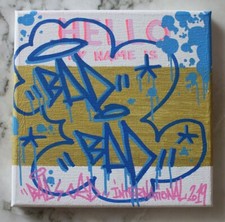 Street art-pop art-urban art /peinture acrylique 20x20cm originale signée 