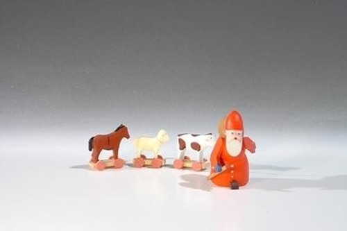 Figurine bois miniature - en,
