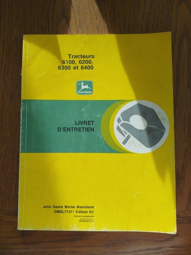 Livret entretien john - d'entretien,
