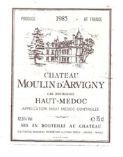 Etiquette de vin - Haut Médoc