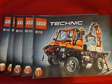 Lego 8110 instruction books - lego,