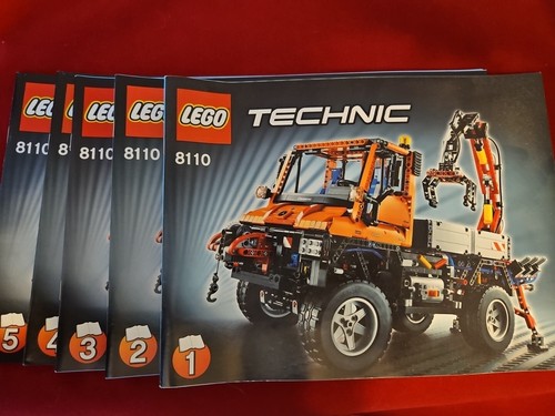 Lego 8110 instruction books - lego,
