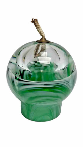 Lampe huile vintage sphère - à,