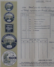 Facture LE THOLY Vosges 1934