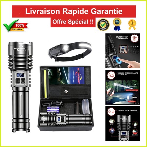 Lampe torche led - torche,
