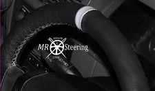 Couvre Volant En Cuir Noir