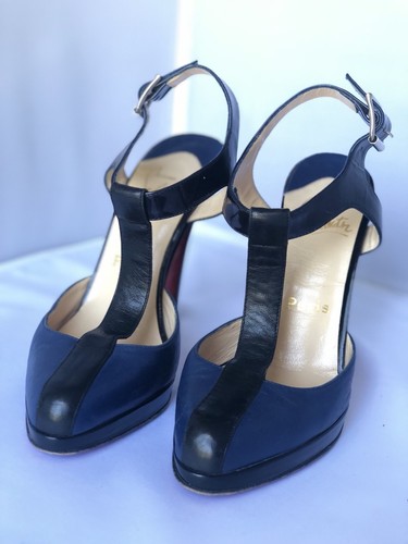 Christian louboutin navy black - christian,