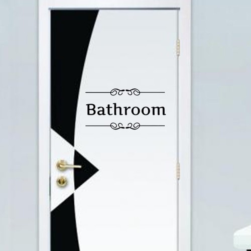 Sticker mural salle douche - , de