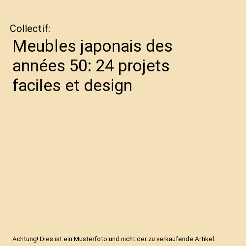 Meubles japonais des années