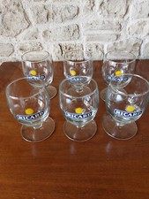 SERVICE VERRES  A PASTIS RICARD - 6 VERRES BALLONS