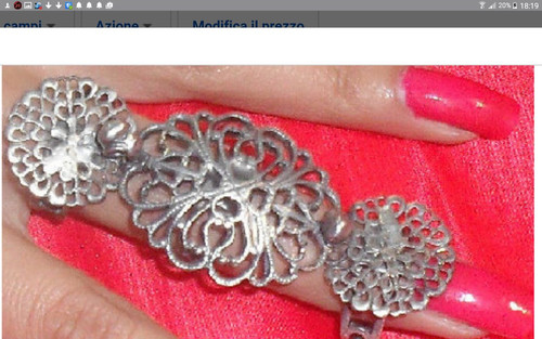 Bague médiévale argent - médiévale, en