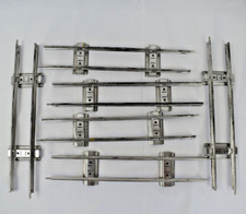 6 RAILS DROITS  ECART. O HORNBY HACHETTE MODELISME FERROVIAIRE COMME NEUF