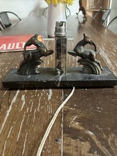 Ancienne Lampe Chevet Art Deco