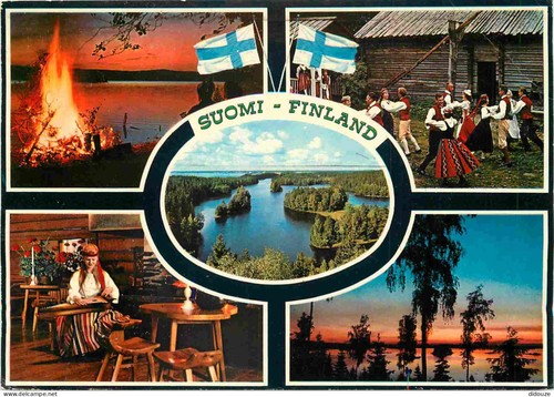 Carte postale finlande - finlande,