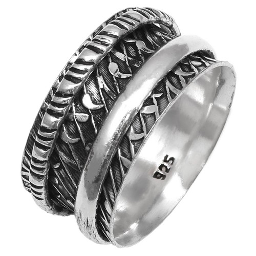 Bague toupie argent pour - en,