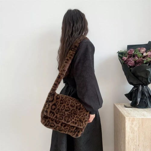 Sac épaule léopard effet - Épaule,