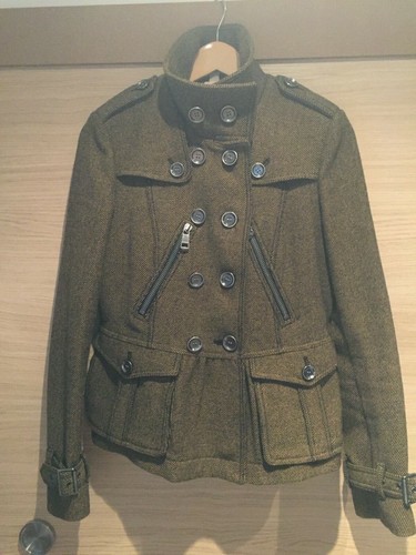 Manteau burberry vert kaki - burberry,