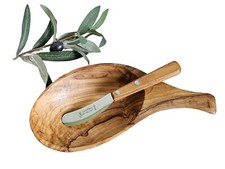 Beurrier en bois d'Olivier et