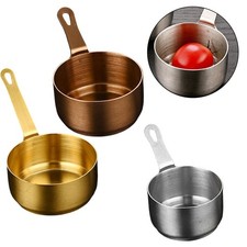 Pot en acier inoxydable compact design 100 ml idéal pour réchauffer le lait et