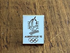 PIN PINS 92 OLYMPIC OLYMPIQUE JO ALBERTVILLE 1992 EGF COJO 1992 ARGENT 1,7/2,3CM
