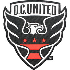Dc United Primaire Football Équipe Crest Pro-Weave Jersey Mls Foot Patch