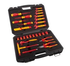 Coffret outils isoles 1000v vehicules hybrides et electriques (27pcs)- OE 0840 -