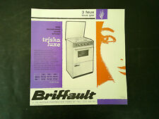 CATALOGUE DOCUMENTATION CUISINIERES BRIFFAULT
