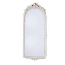 Miroir Mural À Arc en Bois Travaillé Meubles de Salle Bains Contribution Salon