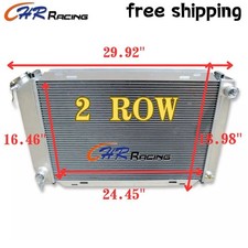 Aluminum Radiator For Ford Mustang GT GL LX SVT Cobra 5.0L Windsor V8 302 79-93