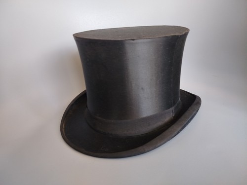 Ancien chapeau claque haut - haut, de