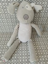 Peluche doudou chien gris