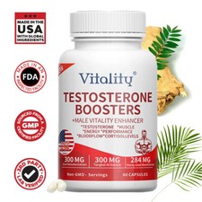 Booster de testostérone - Augmente l'énergie, les muscles et le flux sanguin