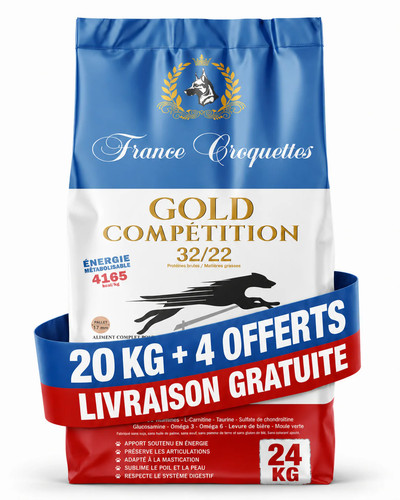 Croquette pour chien gold - chien,