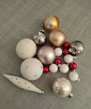 LOT DE BOULES DE NOEL VINTAGE