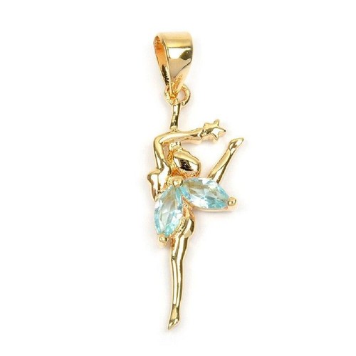 Pendentif danseuse serti - pendentif,