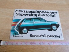 Autocollant RENAULT SUPERCINQ
