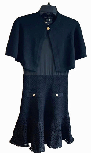 Maje black knit - 2-in-1,