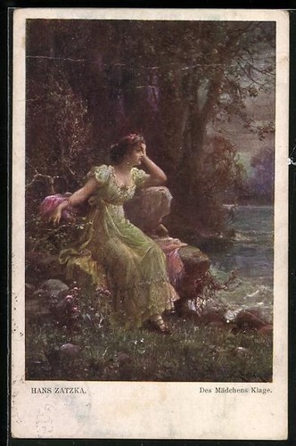 Carte postale artiste hans - postale, d'artiste