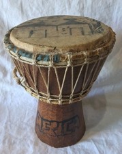 Ancien Djembé HT 27 cm