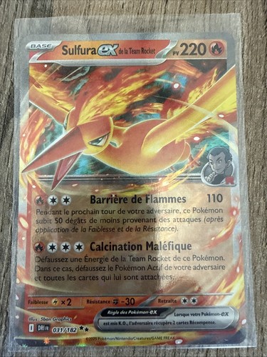 Carte pokémon sulfura - ex, de