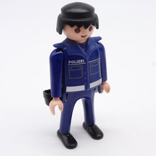 33298 Playmobil Homme Policier Bleu avec Col POLIZEI