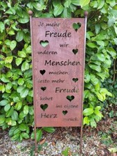 Panneau de jardin en rouille noble plus de joie brise-vue jardin clôture bris...