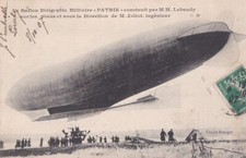 CPA 78 MOISSON AERONEF MILITAIRE Ballon dirigeable PATRIE construit LEBAUDY 1907